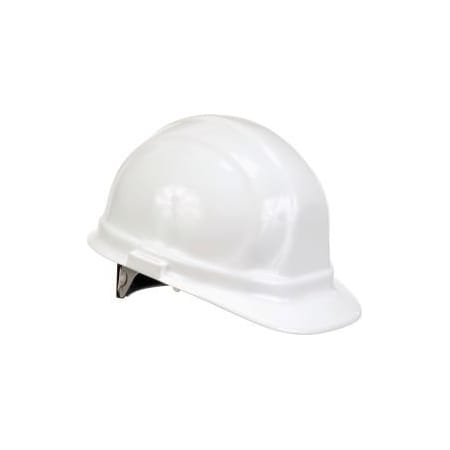 Erb Safety ERB 19951 Omega II Hard Hat, 6-Point Ratchet Suspension, White 19951